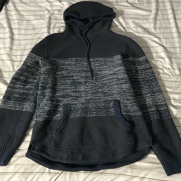 COMMERCE
Rupert Hooded Colorblock Pullover Sweater
M | Navy - Picture 1 of 4